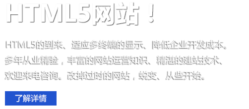 H5网站开发